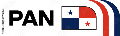 panama Football Flag Badge