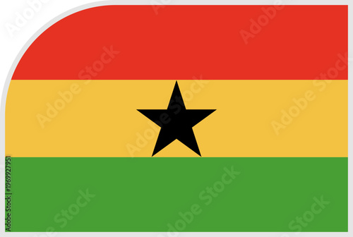 ghana Flag Tournament Badge