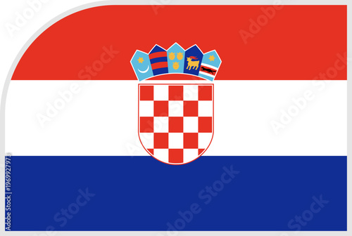 croatia Flag Tournament Badge