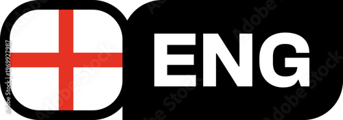 england Flag Tournament Badge