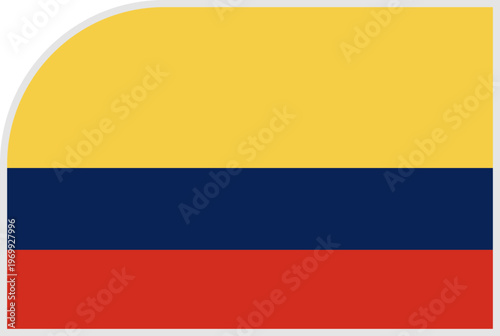 colombia Flag Tournament Badge