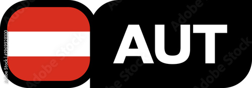 austria Flag Tournament Badge