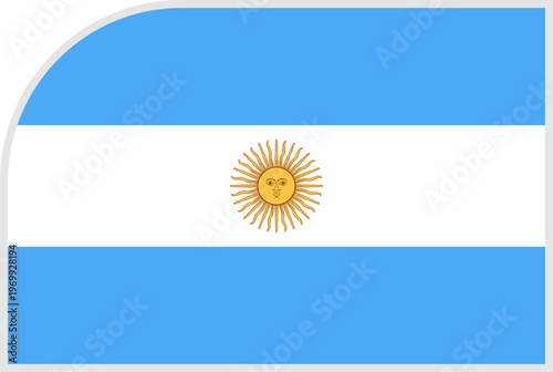 argentina Flag Tournament Badge