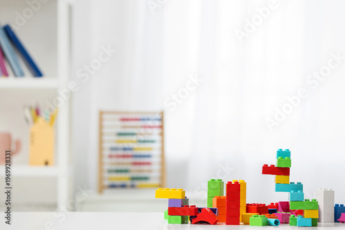 Colorful plastic building b...