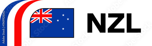 new zealand Football Flag Badge