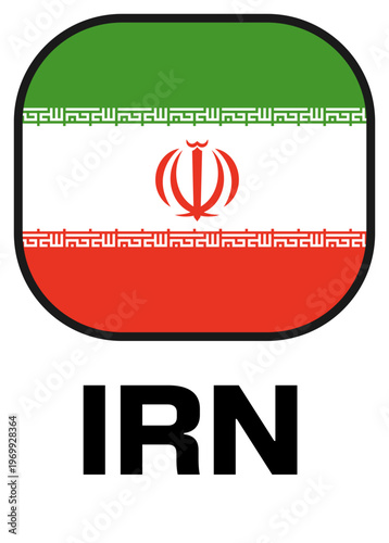 iran Tournament Flag Badge