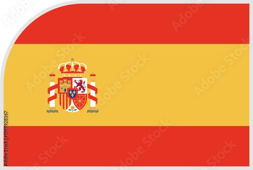 Spain Flag Tournament Badge