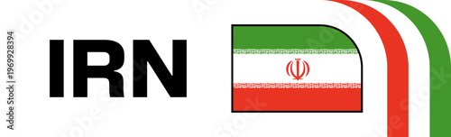 iran Football Flag Badge