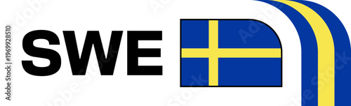 sweden Football Flag Badge