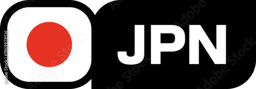 japan Flag Tournament Badge