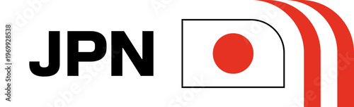 japan Football Flag Badge