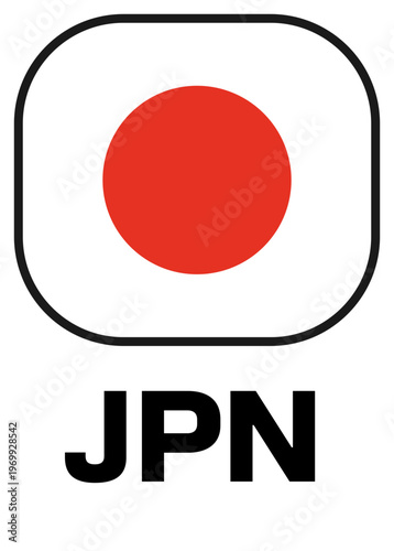 japan Tournament Flag Badge