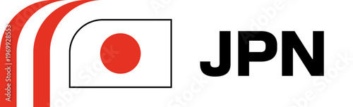 japan Football Flag Badge
