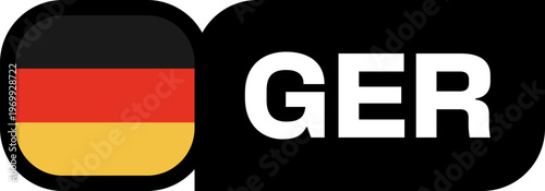 germany Flag Tournament Badge