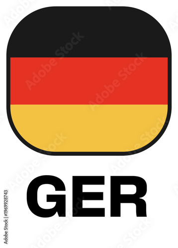 germany Tournament Flag Badge