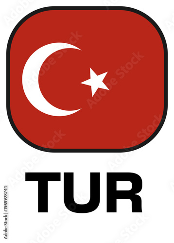 turkiye Tournament Flag Badge