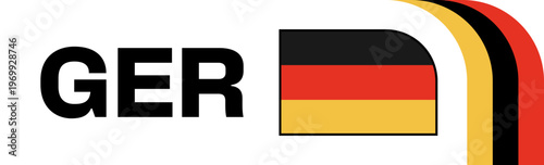 germany Football Flag Badge