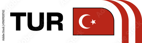 turkiye Football Flag Badge