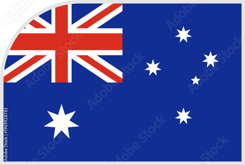 australia Flag Tournament Badge