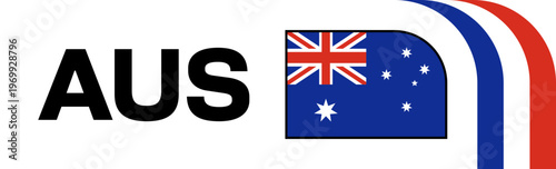 australia Football Flag Badge