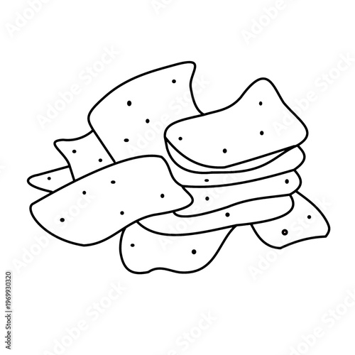 chips junk food crispy bakery food potato chips.eps