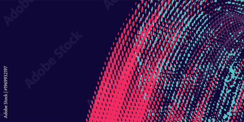 neon background brush game blue pink purple banner abstract paint stain vintage modern car wrap sticker, vector.