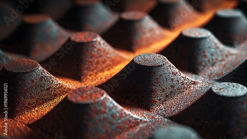 Industrial rubber conveyor texture macro with patterned surface and durable material background