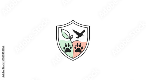 Animal Shelter Logo Design Concept.