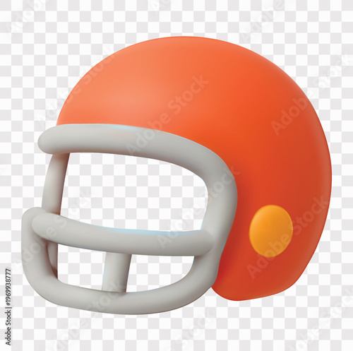 American Football Vector Icon Set | 3D icon set | helmet