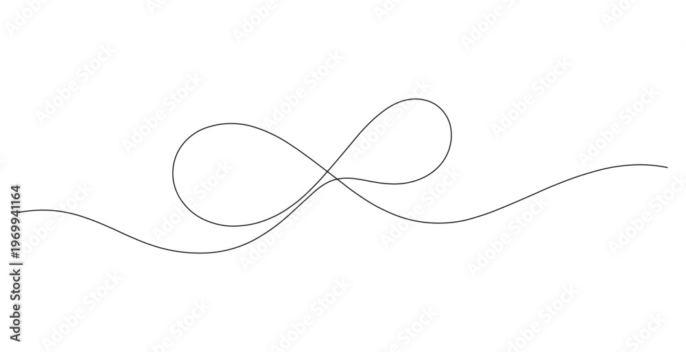Obraz premium Continuous line drawing of a bow vector illustration