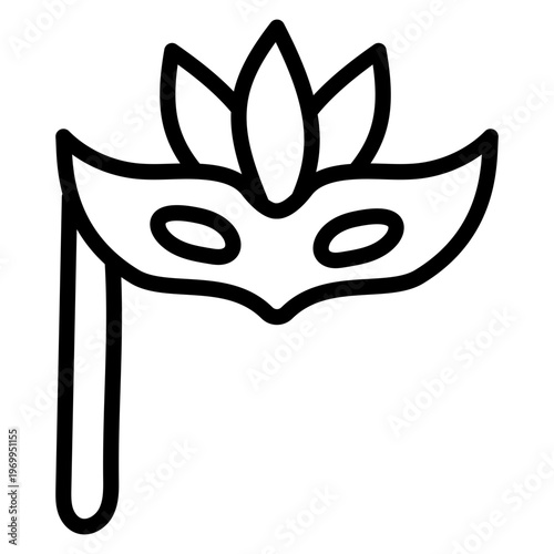 An editable design icon of eye prop