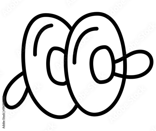 An eye catching design icon of cymbals 