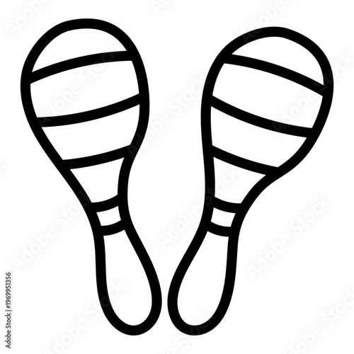 Modern design icon of rattles