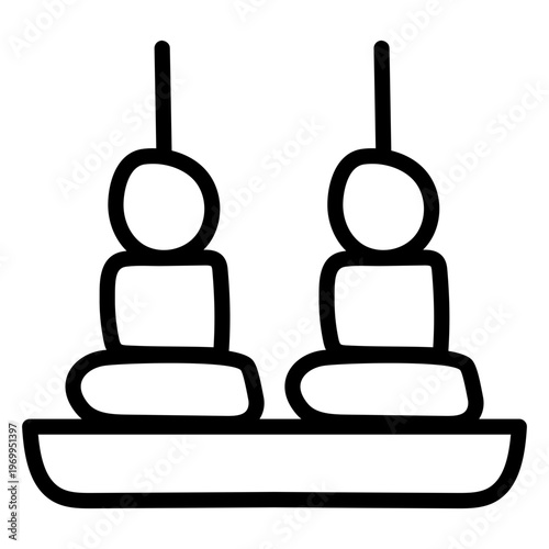 An icon design of appetizer 