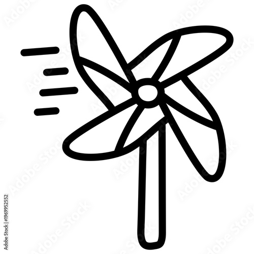 Modern design icon of pinwheel 