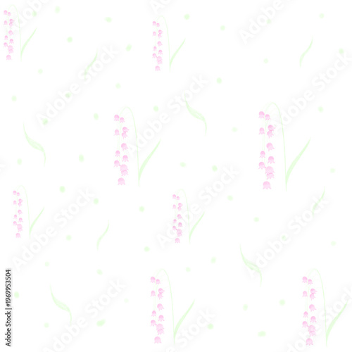Seamless vintage floral pattern with decorative flowers and leaves for elegant wallpaper or textile design