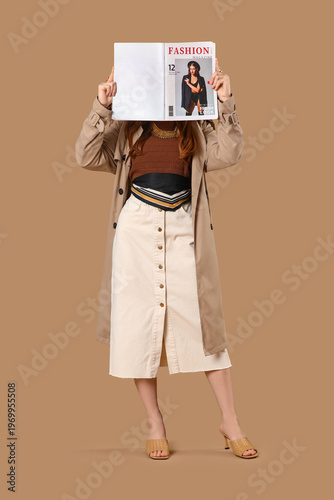 Beautiful young fashionable...