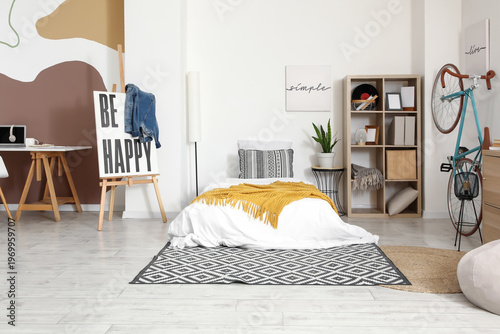 Interior of teenager's room...
