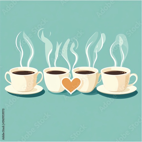 vector illustration of a cup of coffee