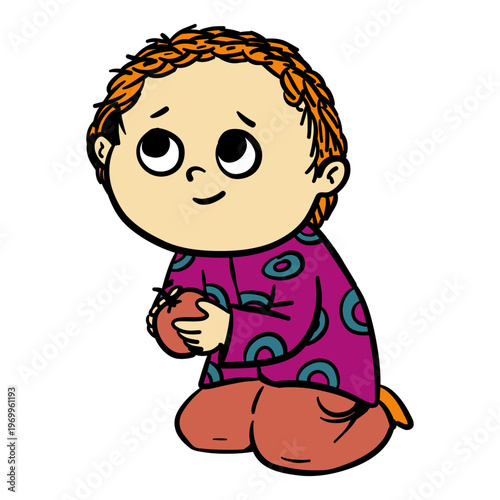 hand drawing children illustration for design, template, icon, mascot, asset, book illustration, children book illustration, etc