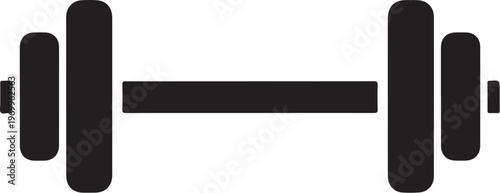 Dumbbell, fitness icon, gym symbol, weightlifting sign, exercise equipment