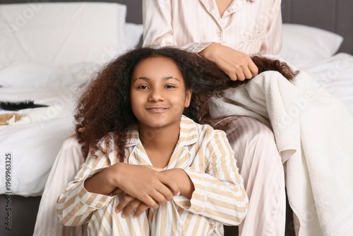 African-American mother and...