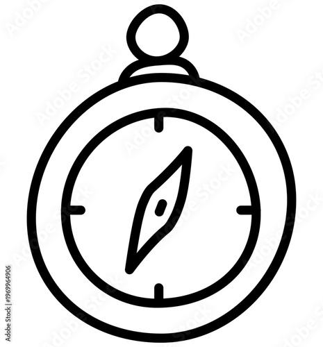 Modern design icon of compass 