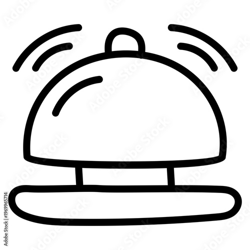 Trendy design icon of cloche 