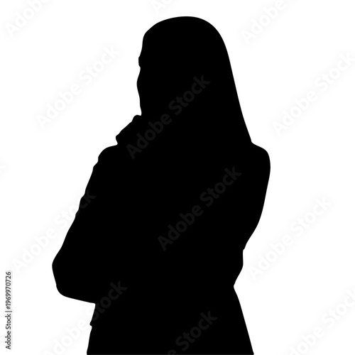 silhouette of a girl new