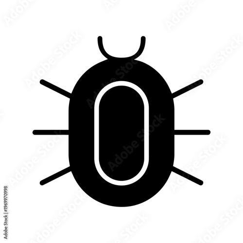 Pest icon vector. Pest control Illustration sign. Insect control symbol. pest control service logo.