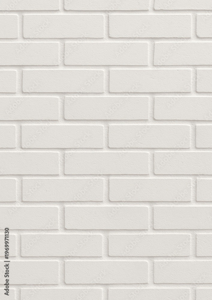 Obraz premium Minimalist white brick pattern