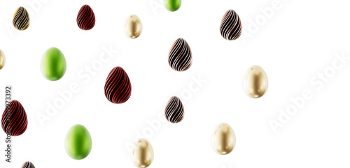 Elegant Easter eggs design ...