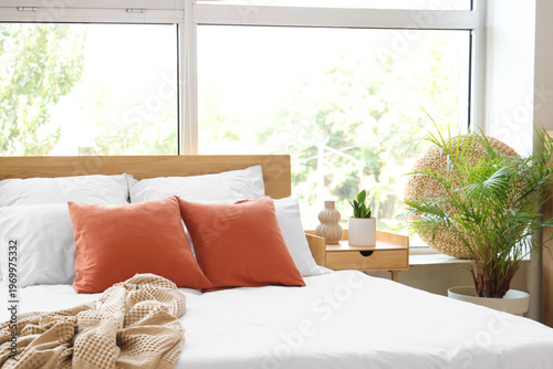 Stylish interior of light b...