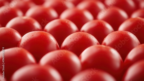 Healthy fresh red tomatoes forming a vibrant background pattern, full frame organic produce ready for cooking and eating
